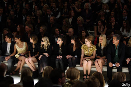 Celebrities at the A/W Fashion Shows 