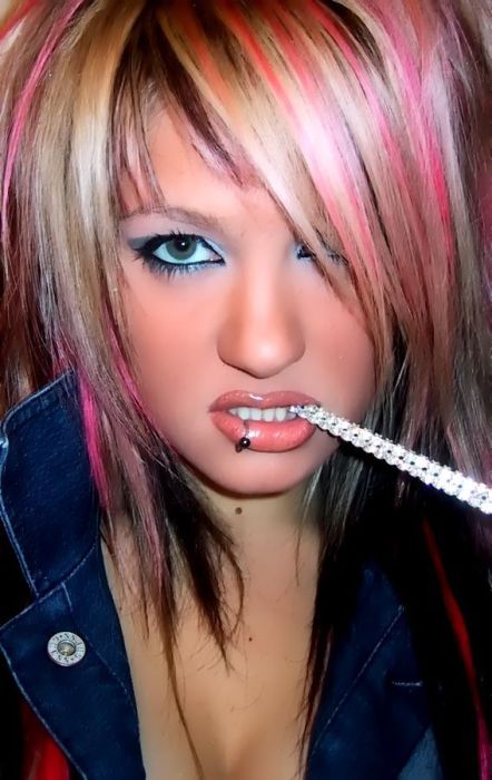 girl punk hairstyle pictures.
