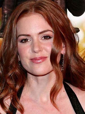isla fisher hair color. Ashlee Simpson#39;s red hair