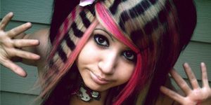 Emo hair style